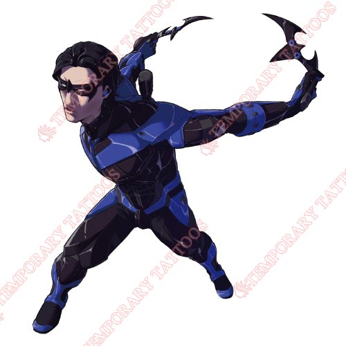 Nightwing Customize Temporary Tattoos Stickers NO.418